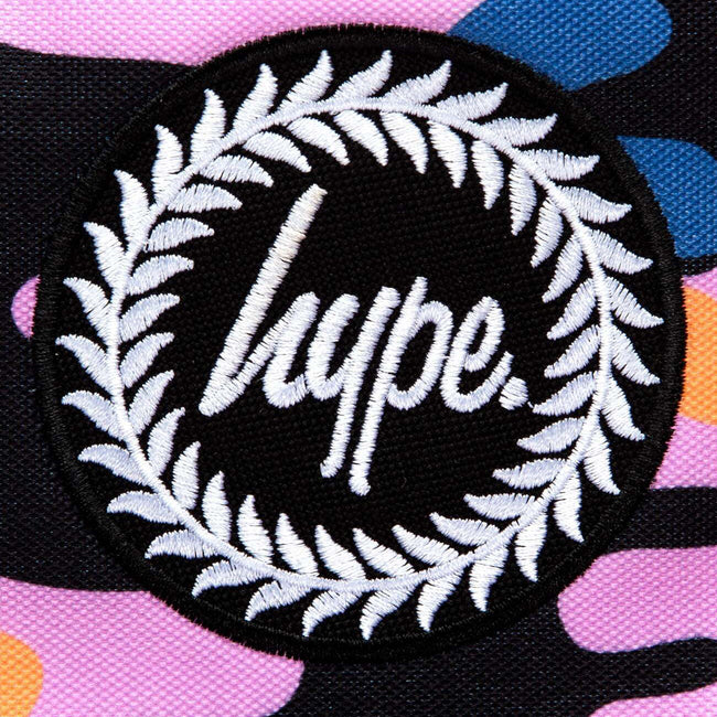 Orange-Blue-Purple - Close up - Hype Camo Knapsack