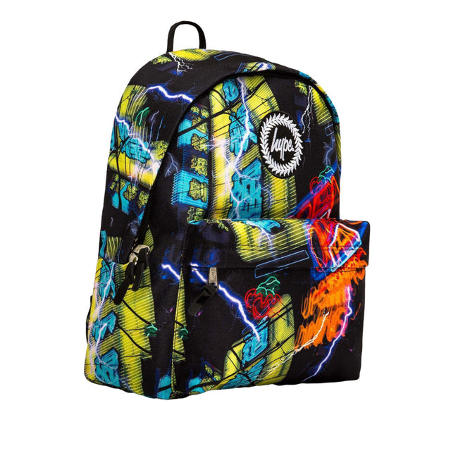 Black - Side - Hype Tokyo Neon Knapsack