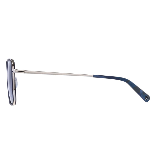 Black-Blue - Side - Hype Womens-Ladies Block Camo Sunglasses
