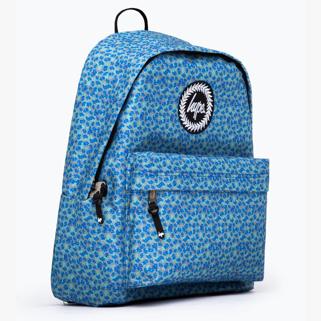 Blue-Green - Side - Hype Ditsy Floral Knapsack