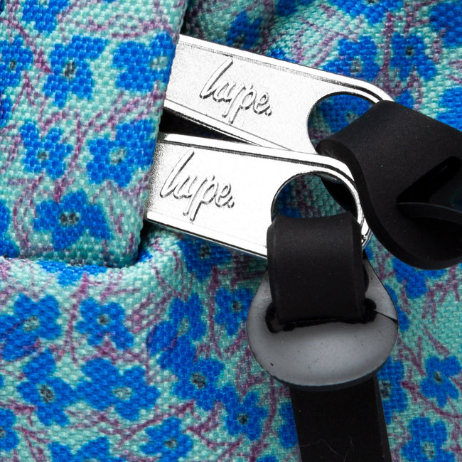 Blue-Green - Pack Shot - Hype Ditsy Floral Knapsack