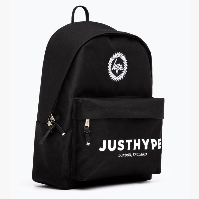 Black-White - Side - Hype Logo Knapsack