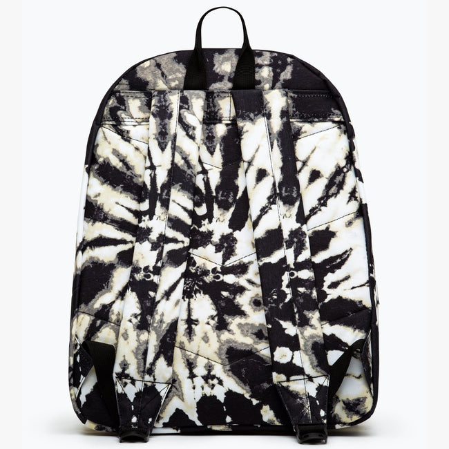 Black-White - Back - Hype Moth Tie Dye Knapsack