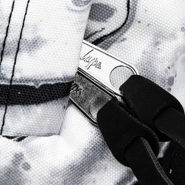 Black-White - Pack Shot - Hype Mono Out Of Space Marble Knapsack