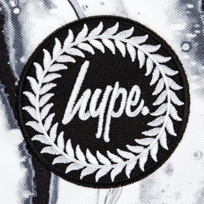 Black-White - Close up - Hype Mono Out Of Space Marble Knapsack