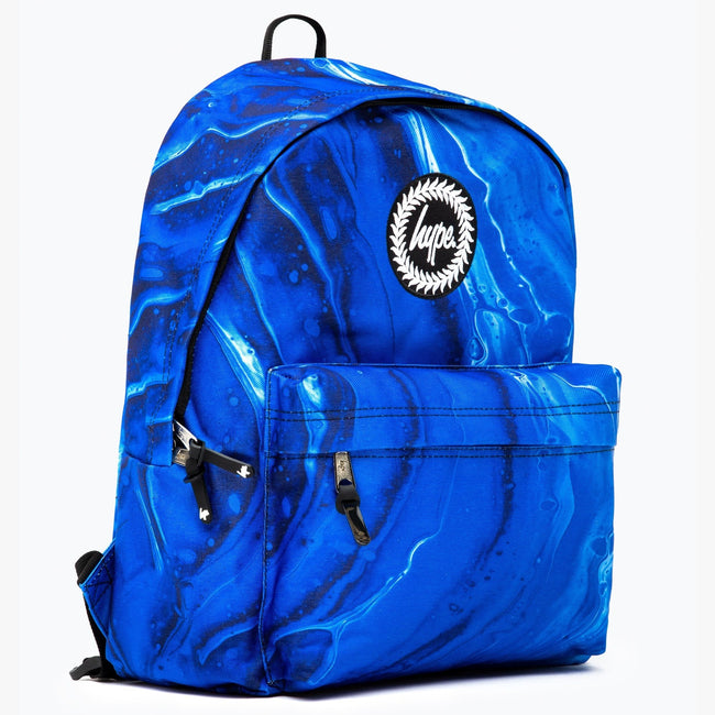 Blue-White - Side - Hype Tonal Out Of Space Marble Knapsack