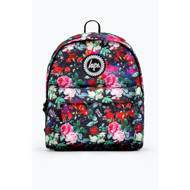 Pink-Blue-Black - Front - Hype Rose Space Knapsack