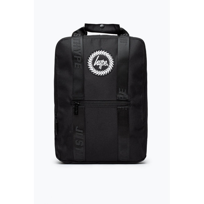 Black-White - Front - Hype Boxy Knapsack