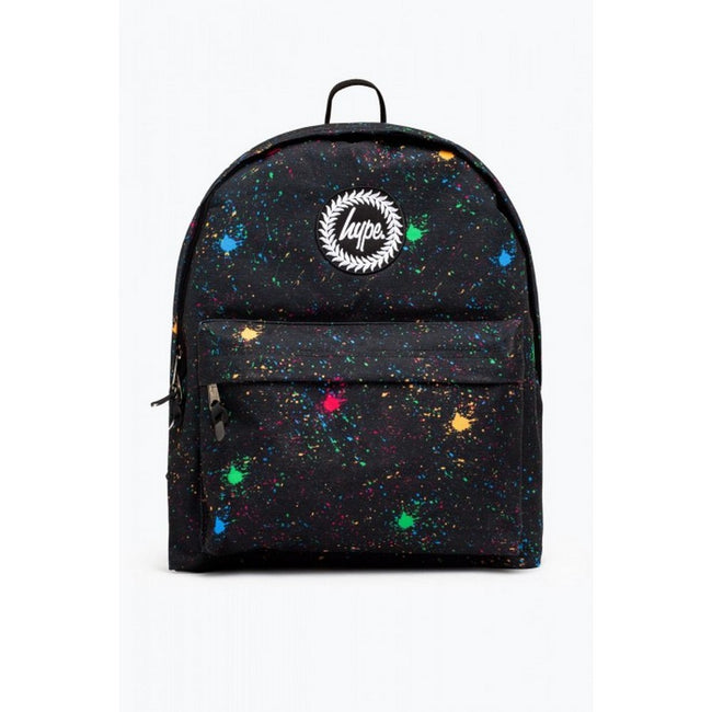 Black-Multicolored - Front - Hype Paintball Splat Mini Knapsack