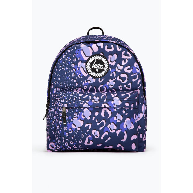 Purple-Lilac - Front - Hype Animal Print Knapsack