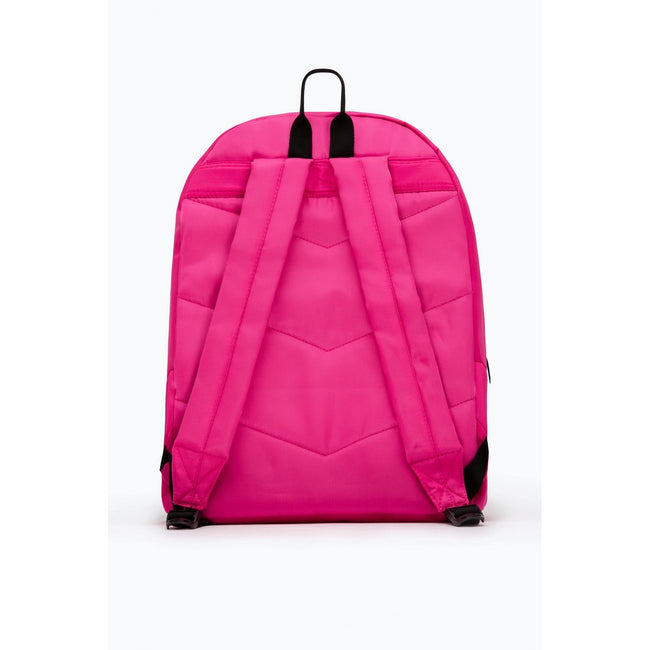 Hot Pink-White - Back - Hype Camo Knapsack