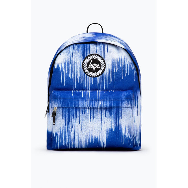 Royal Blue-White - Front - Hype Single Drip Knapsack