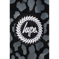 Black-Gray - Side - Hype Leopard Print Maxi Tote Bag