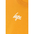 Yellow - Side - Hype Mens Day Fall Script T-Shirt