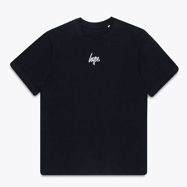 Black - Front - Hype Mens Script T-Shirt