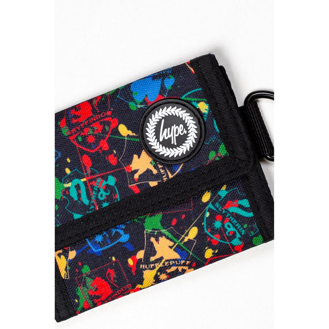 Black-Multicolored - Side - Hype House Splat Harry Potter Wallet