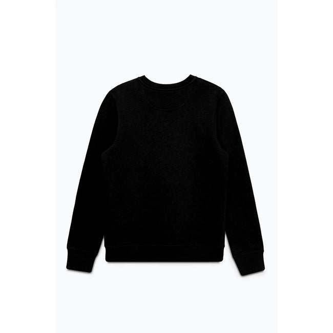 Black - Back - Hype Childrens-Kids Glow Script Sweatshirt