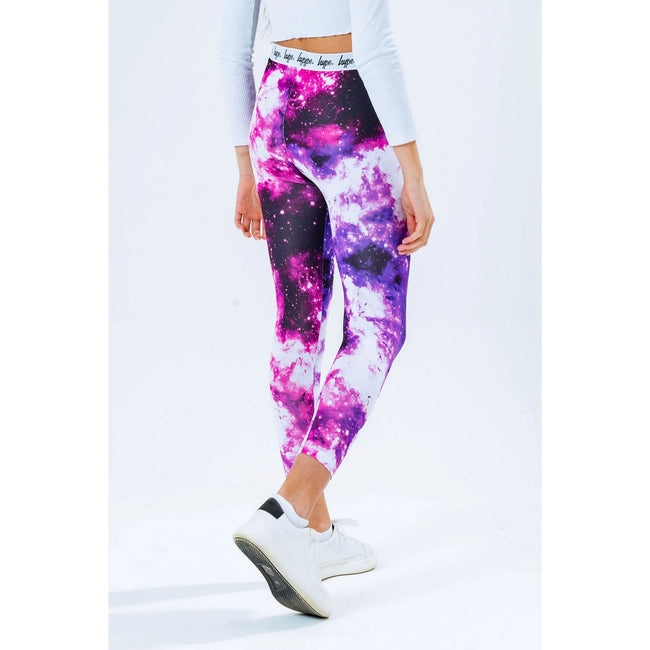 Pink-Purple - Back - Hype Girls Space Leggings