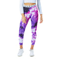 Pink-Purple - Front - Hype Girls Space Leggings