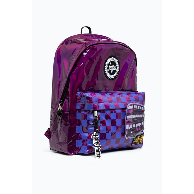 Purple - Side - Hype Harry Potter Knight Bus Knapsack