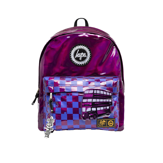 Purple - Front - Hype Harry Potter Knight Bus Knapsack