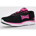 Black-Fuchsia - Pack Shot - Lonsdale Womens-Ladies Lisala 2 Sneakers