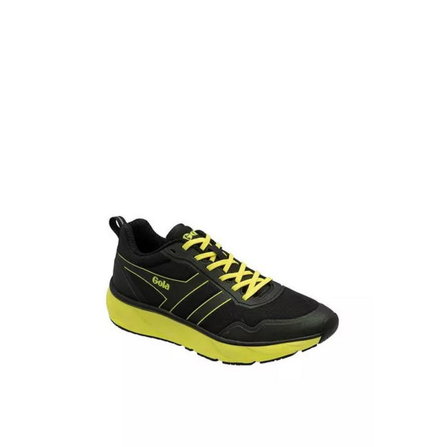 Black-Volt - Front - Gola Mens Performance Typhoon Sneakers