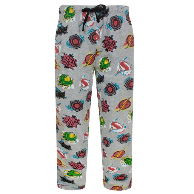 Gray - Front - Justice League Mens Loungepants