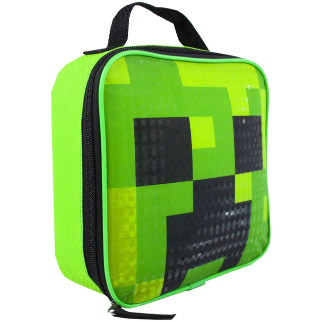 Black-Green - Lifestyle - Minecraft TNT Creeper Knapsack Set (Pack of 5)
