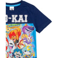Navy - Side - Yo-Kai Watch Boys Panel T-Shirt
