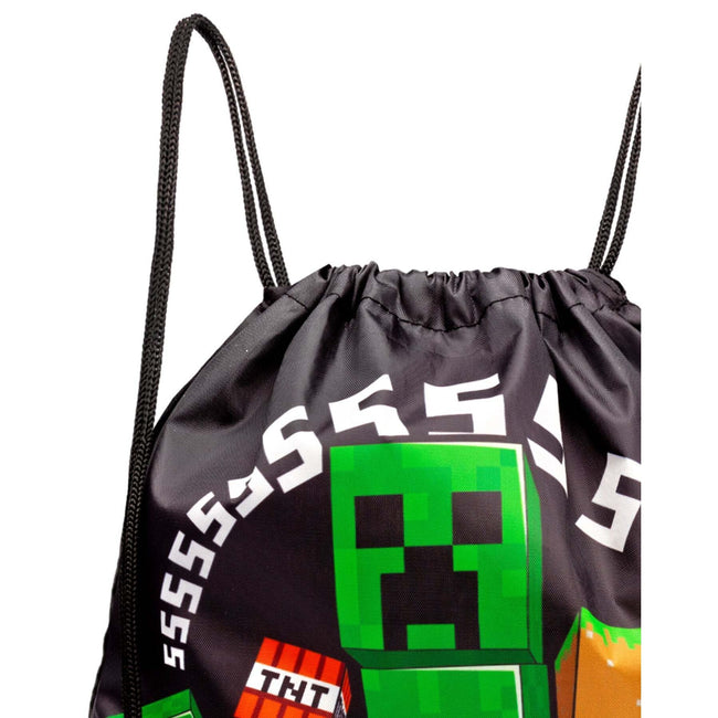 Black-Green-White - Side - Minecraft Boom Bag
