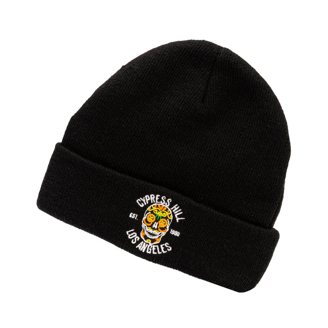 Black - Front - Cypress Hill LA Band Beanie