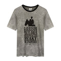 Gray-Black - Side - Peaky Blinders Mens Long Pyjama Set