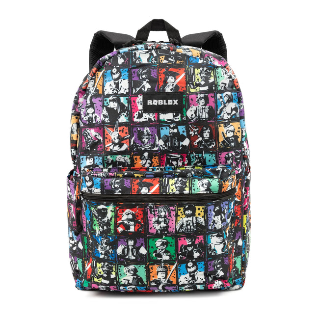 Multicolored - Front - Roblox Characters Knapsack