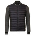 Charcoal Marl-Black - Front - SOLS Unisex Volcano Padded Jacket