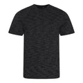 Cosmic Black-Cosmic White - Front - AWDis Mens Cosmic Blend T-Shirt