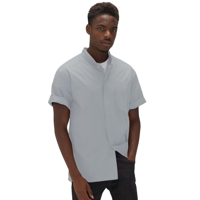 White-White - Front - Le Chef Mens Lightweight Shirt