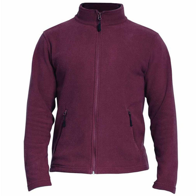 Maroon - Front - Gildan Mens Hammer Micro Fleece Jacket