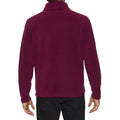 Maroon - Side - Gildan Mens Hammer Micro Fleece Jacket