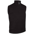 Black - Front - Glenmuir Mens Zip Neck Undershirt