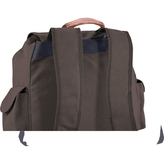 Gray - Side - Field & Co. Classic Backpack