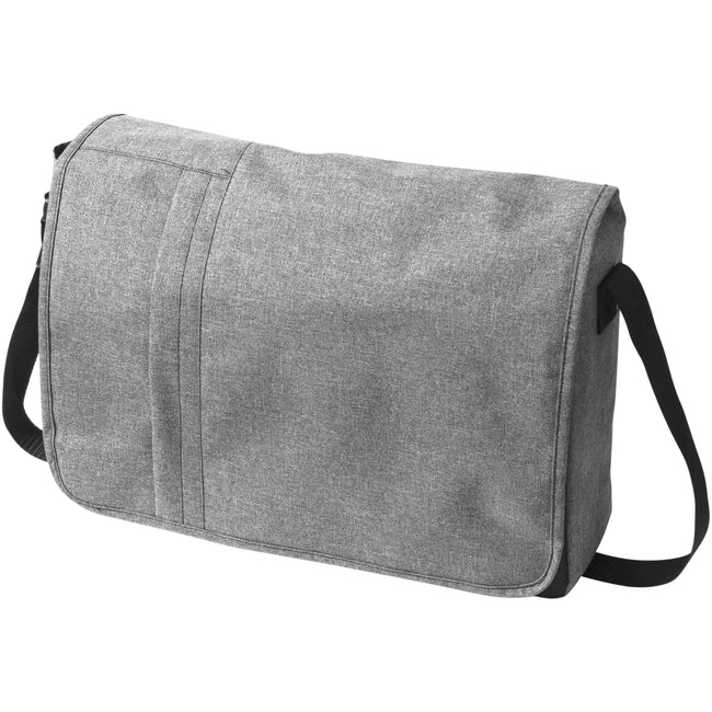 Heather Gray - Side - Bullet Heathered 15.6in Computer Messenger Bag