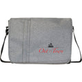 Heather Gray - Close up - Bullet Heathered 15.6in Computer Messenger Bag