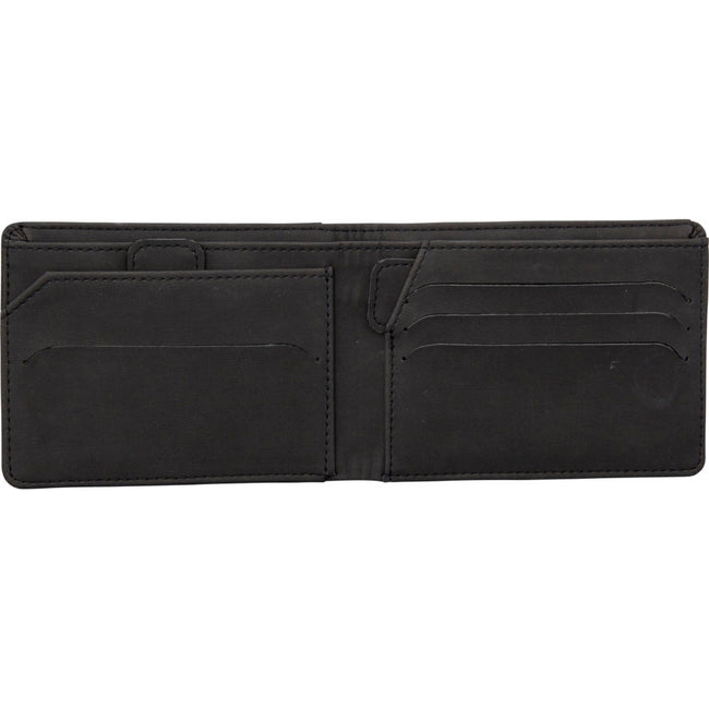 Solid Black - Side - Marksman Adventurer RFID Wallet