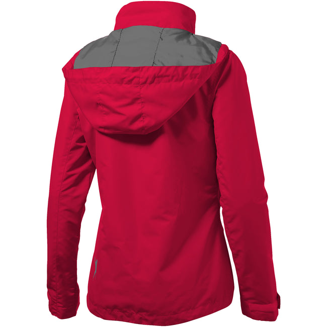 Red - Back - Slazenger Womens-Ladies Top Spin Jacket