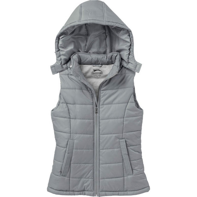 Gray - Front - Slazenger Mixed Doubles Ladies Bodywarmer