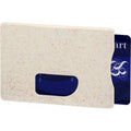 Beige - Front - Bullet Straw RFID Card Holder