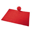 Red - Front - Bullet Paulus Foldable Poncho in Pouch