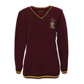 Burgundy - Front - Harry Potter Boys Gryffindor House Knitted Sweater