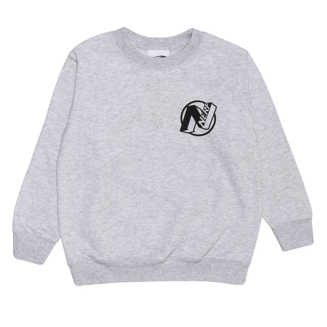 Gray Heather - Side - Nerf Boys Win Like A Pro Sweatshirt